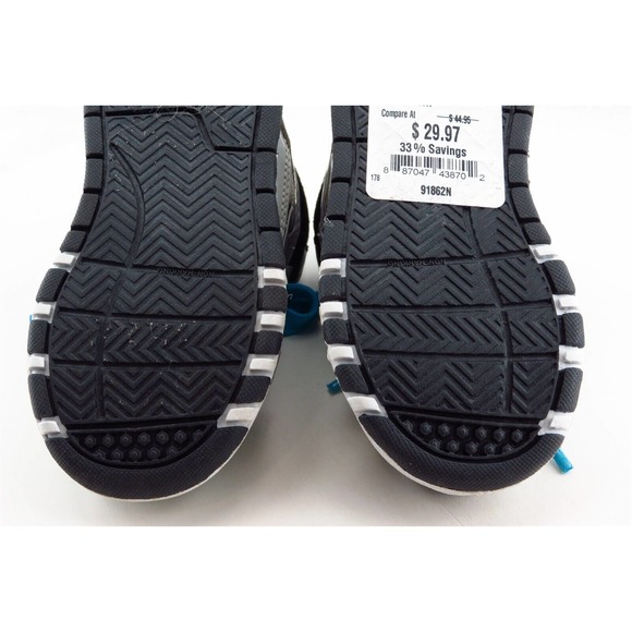 Skechers Gray Synthetic Athletic Toddler Boys Sz 5 - Picture 6 of 6